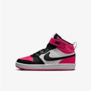 Nike Black and Pink Kids' Sneakers